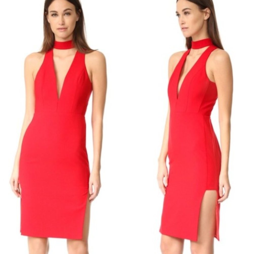 DO+BE Plunge Neckline Cocktail Dress